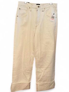 NWT Dee Ocleppo “Kit” White Wash Jeans - Sz 10 - Nordstrom $119